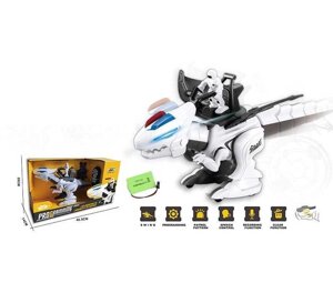 Іграшковий динозавр K 18 з звуковим супроводом, підсвічуванням та рухомими кінцівками, 3 демонстраційні режими, голосове