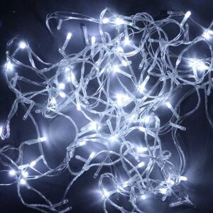 Новорічна гірлянда C 31321-855 (100) з ніжним білим сяйвом, 9 м, в коробці