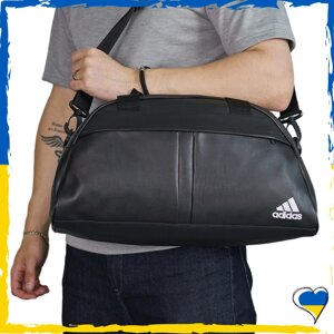 Спортивна фітнес-сумка Adidas. Фітнес-сумка Адідас. Сумка дорожня, для залу, з ременем