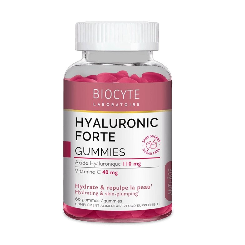 Дієтична добавка для зволоження шкіри Biocyte Hyaluronic Forte Gummies від компанії Кілометр - фото 1