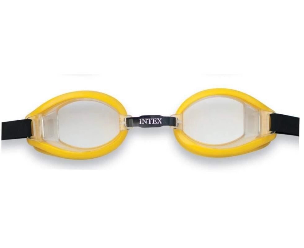 Дитячі Окуляри Для Плавання, Жовтий Колір, 3-8 Років, Регульований Ремінець (Продаж ОПТОМ) від компанії Кілометр - фото 1