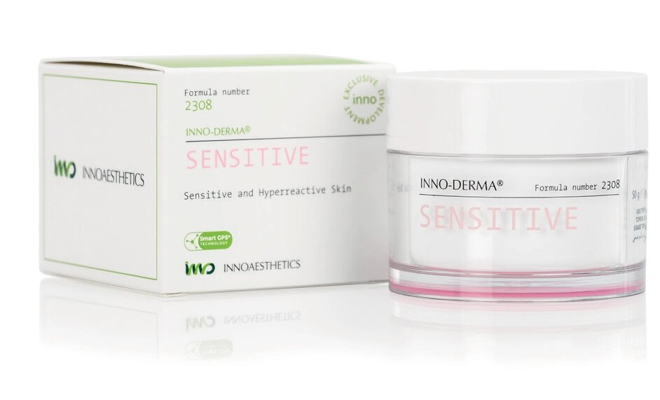 Легкий зволожуючий крем для чутливої шкіри Innoaesthetics Sensitive від компанії Кілометр - фото 1