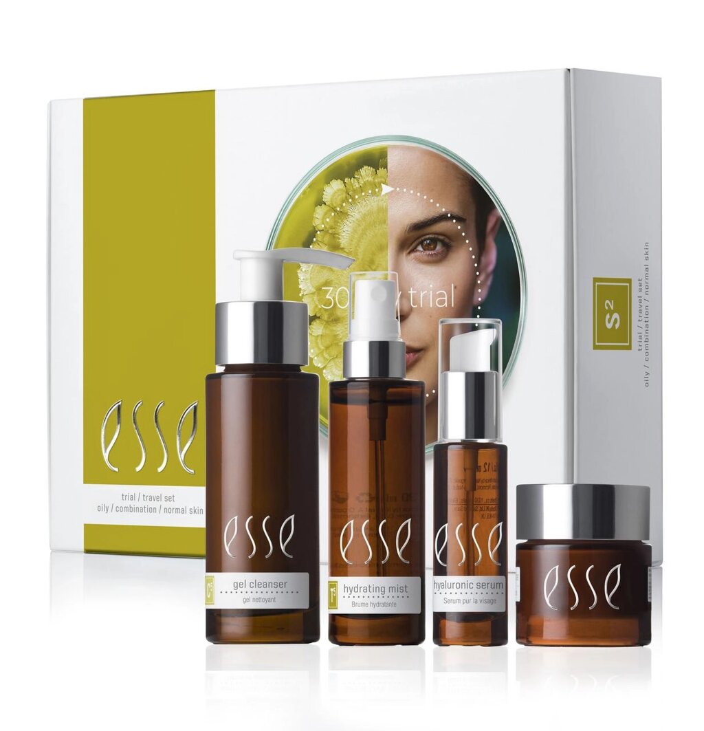 Набір для нормальної, жирної та комбінованої шкіри ESSE Trial/Travel Set S2 Normal/Oily/Combination Skin від компанії Кілометр - фото 1