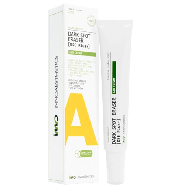 Освітлювальний крем для обличчя Innoaesthetics Dark Spot Eraser 24H Cream від компанії Кілометр - фото 1