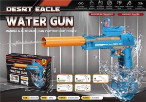 Дитячий Водяний Пістолет На Акумуляторі Desert Eagle, Синій Колір, 27*8*18