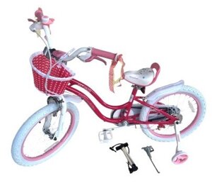 Дитячий Велосипед Royal Baby Stargirl Рожевого Кольори, Кошик Спереду