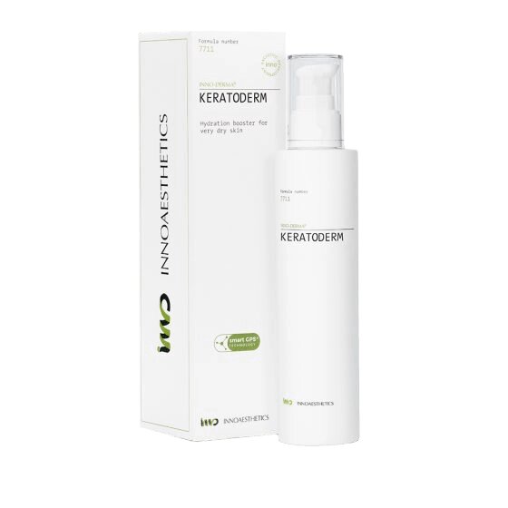Потужний зволожуючий крем для тіла для корекції кератозу Innoaesthetics Keratoderm від компанії Кілометр - фото 1