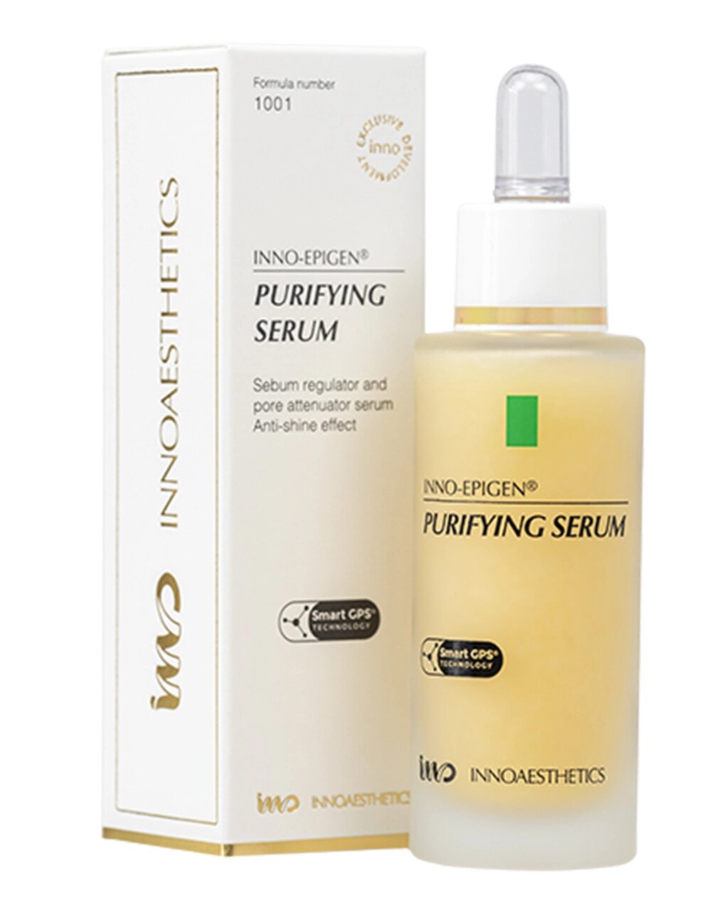 Сироватка для проблемної шкіри схильної до висипів Innoaesthetics Epigen Purifying Serum від компанії Кілометр - фото 1