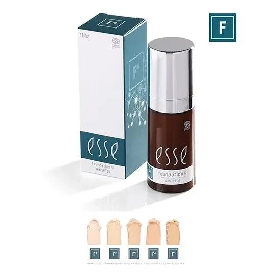 Тональна основа (тон F1-F5) ESSE фактор захисту SPF 30 || ESSE від компанії Кілометр - фото 1