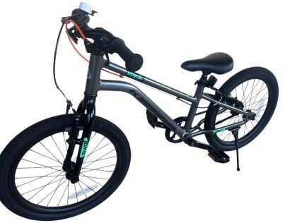 Велосипед Royal Baby, Сірий Колір, Алюмінієва Рама, 21 См Колеса, Для Дітей Від 111 До 130 Див від компанії Кілометр - фото 1