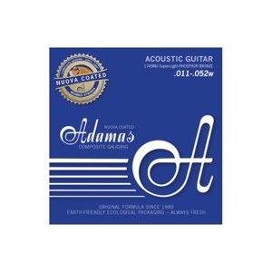 Струни для акустичної гітари Adamas 1749NU .011-052
