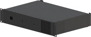 Корпус MiBox для підсилювача потужності звуку, модель MB-2300v1 (Ш483(432) Г325(300) В88) чорний