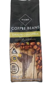 Кава в зернах Колумбія 100% арабіка arabica 500 грам Rioba