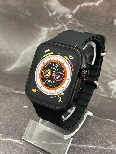 Годинник розумний Smart Watch X8 Ultra Max 49mm електронні з магнітною зарядкою і мікрофоном чорні