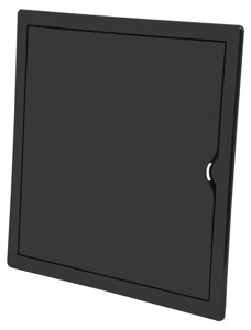 Ревізійні дверцята без замка airRoxy 25/25 чорний графіт 02-816A