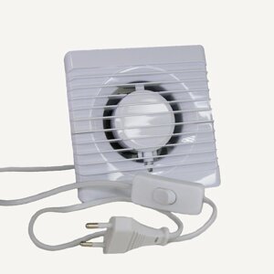 Вентилятор витяжний для ванної з кабелем АirRoxy Planet Energy 80 РS білий 01-054