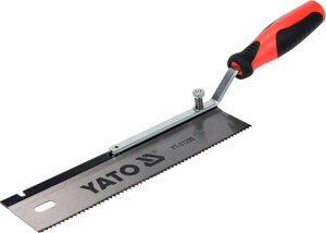 Ножівка шипорізна (L=410/250 х 60 мм) 12 TPI Для Підрізання Лиштви YATO YT-31290