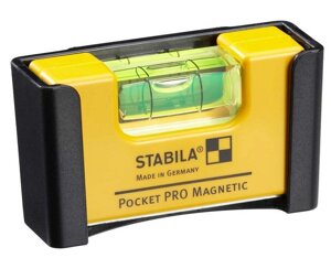 Рівень - міні STABILA Pocket PRO Magnetic магнітний 7 х 2 х 4 см