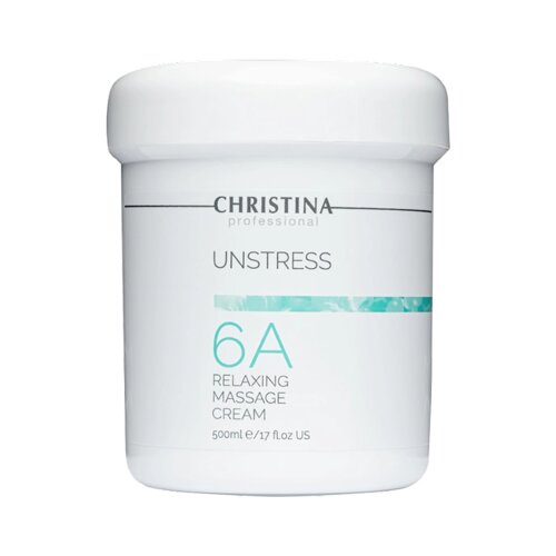 Розслаблюючий масажний крем (крок 6a) Christina Unstress Relaxing Massage Сream, 500 мл)