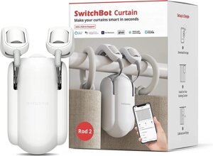 Б/У, SwitchBot Curtain Smart Electric Motor — Бездротовий застосунок Automate Timer Control