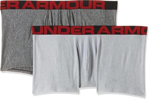 Боксерські шорти Under Armour Tech, 2 пари, розмір LG, чоловіча спідня білизна, чоловічі боксери (Ориггінал)
