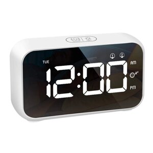 Будильники LATEC Приліжковий цифровий годинник зі світлодіодним дисплеєм 40 звуків будильника