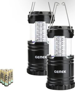 GEMEK 2 шт. Світлодіодний ліхтар для кемпінгу, набір для виживання Uragano