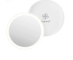 Компактне дзеркало для макіяжу OMIRO з підсвіткою