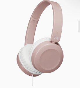 Нові JVC HA-S31M-P-E Рожеві потужні дротові навушники з потужним звуком