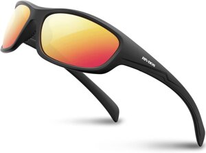 Поляризовані спортивні сонцезахисні окуляри RIVBOS, Black lins