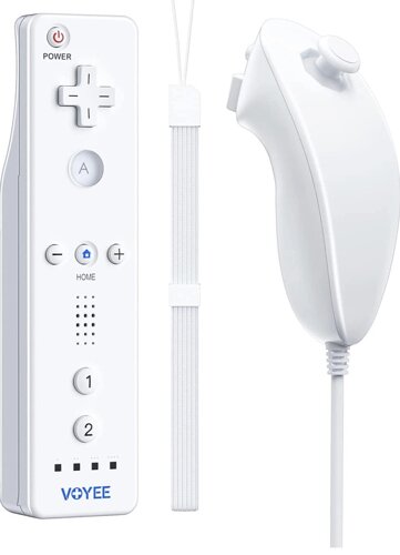 Пульт ДК Wii з Nunchuck, контролер із вбудованим 3-осьовим Motion Plus, бездротовий ігровий контролер