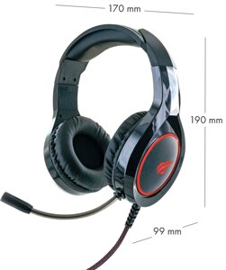 СТОК SCHWAIGER — GH50-Ігрова гарнітура ⁇ Накладні ігрові навушники ⁇ зі світлодіодною підсвіткою