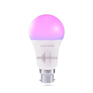 LUMIMAN PRO — Розумна світлодіодна лампа з Wi-Fi, що змінюють колір, Великобританія, B22, байонетний роз'єм