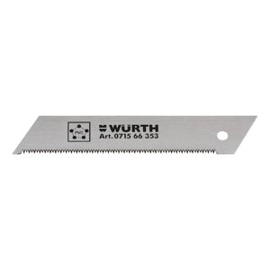Лезо Wurth –японська пилка», по пластику, для будівельного ножа 25мм 2 шт {арт. 071566353)