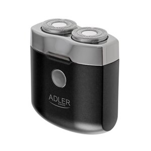 Електробритва дорожня чоловіча Adler AD 2936 Чорний бездротова акумуляторна з USB зарядкою з головкою, що миється