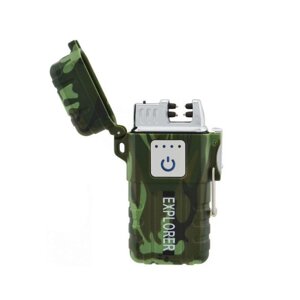 Електроімпульсна електронна запальничка JL317 Explorer плазмова дугова для сигарет електрична із зарядкою від USB та