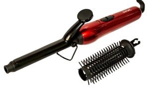 Плойка для волосся GEMEI GM-2906 Curly Professional 30 Вт щипці для завивки в локони та кучері із затискачем з щіткою