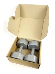 Гантелі фітнес 2 шт по 4 кг (композитні) для фітнесу тренувань