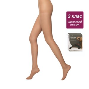 Колготи компресійні медичні 3 клас (бежевий) Microtrans Мікрофібра