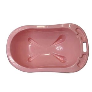 Ванночка для купання дитяча, пластик, рожевий SNMZ