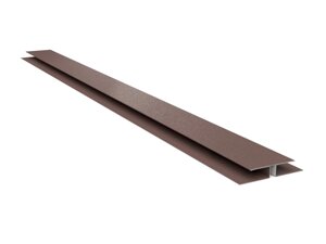 Планка стику для металосайдингу мат 2 м 0,45 мм RAL 8017