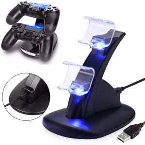 Подвійна зарядна станція Charging Stand для PS4/Док-станція для PS 4 геймпада