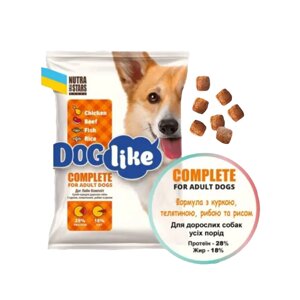 Сухий корм для собак Nutra 5 Stars Dog Like Complite з куркою, яловичиною та рибою 10 кг