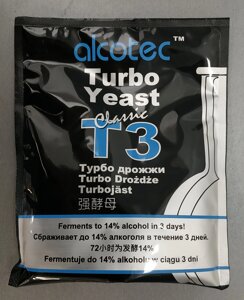Турбо дріжджі Alcotec Turbo Yeast T3