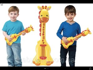 Fisher Price Гітара музична 10 мелодій для діток 24+
