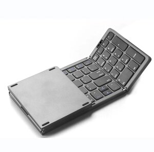 Бездротова клавіатура складна VHG B089 Foldable Bluetooth Keyboard Black