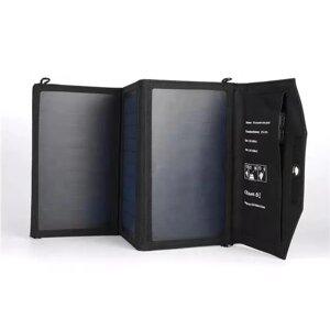 Панель сонячна складана портативна VHG SPW17 30W Foldable Solar Panel Black