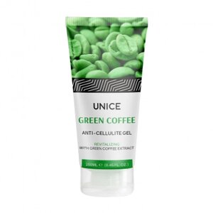 Антицелюлітний гель Unice з екстрактом зерен зеленої кави 250 мл