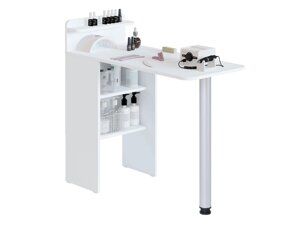 Компактний манікюрний розкладний стіл XDesk-19, ЛДСП, розміри 916x996x446 мм.