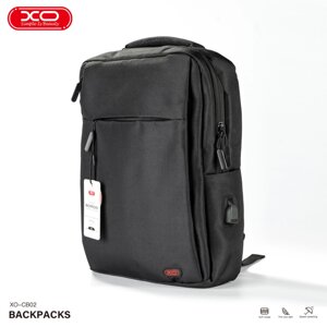 Рюкзак для ноутбука XO CB02 15.6 дюймів, Black